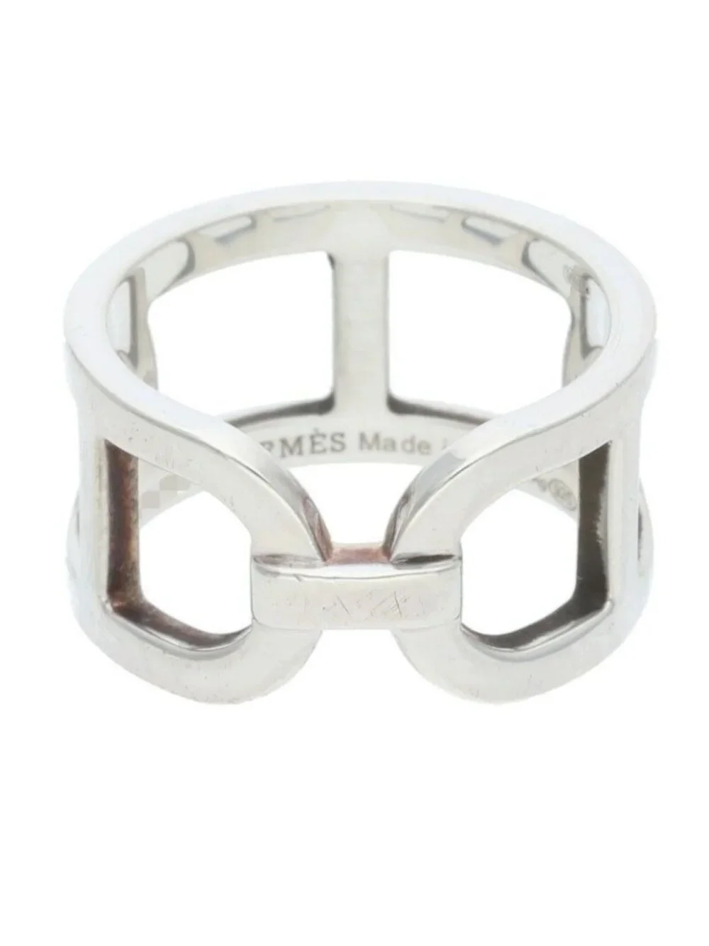 Hermes Ever Chaine Dancre MM Silver Ring 54 14